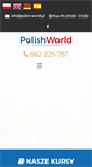 Mobile Screenshot of polish-world.pl